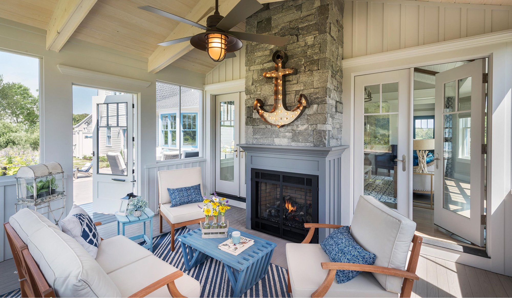 Photo showcasing Timber Trading LIFESPAN on the interior of a home in South Kingstown, RI.