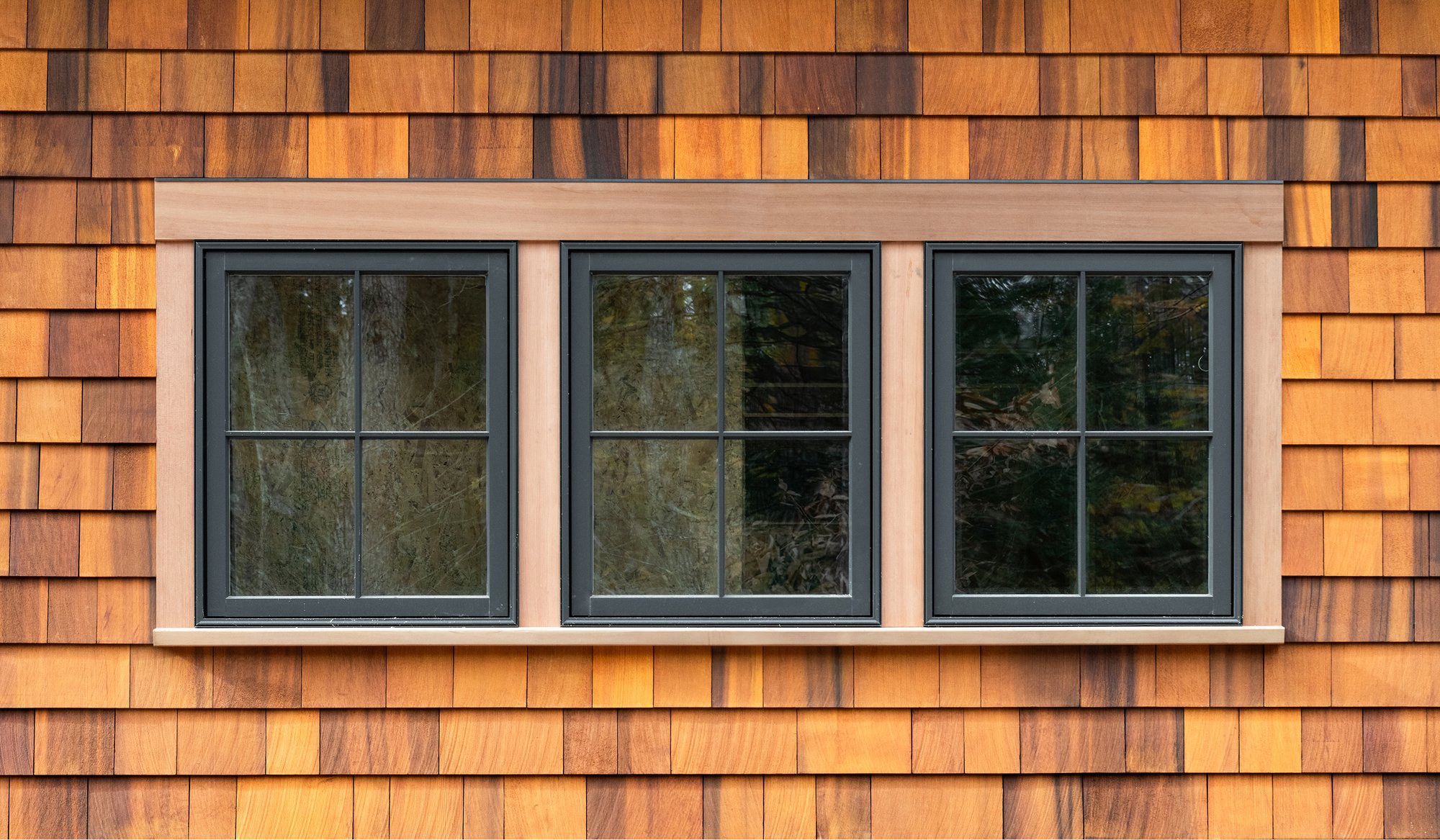 ICON being used as trim around black windows