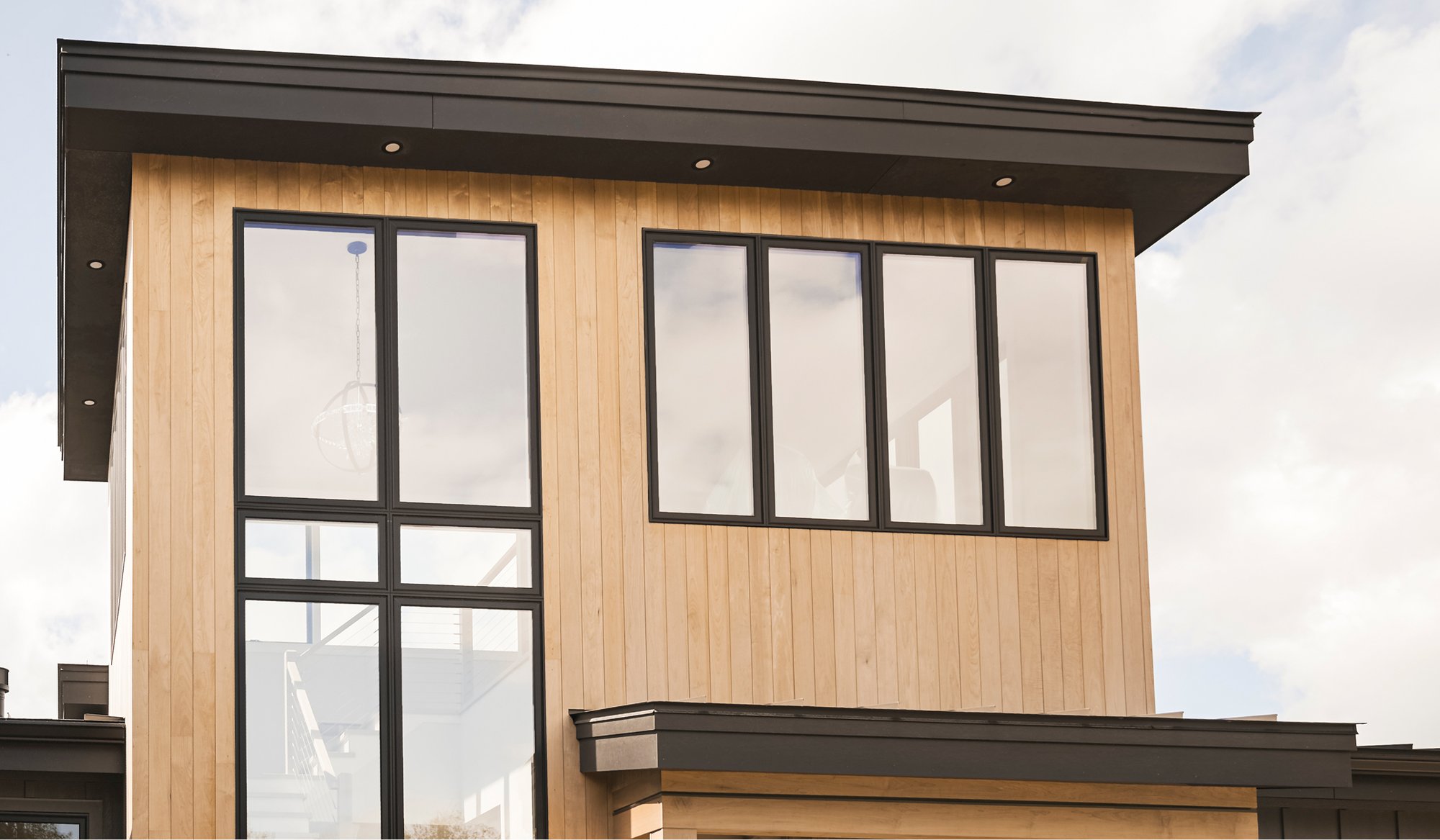 Close up of Timber Trading ICON Maple as siding
