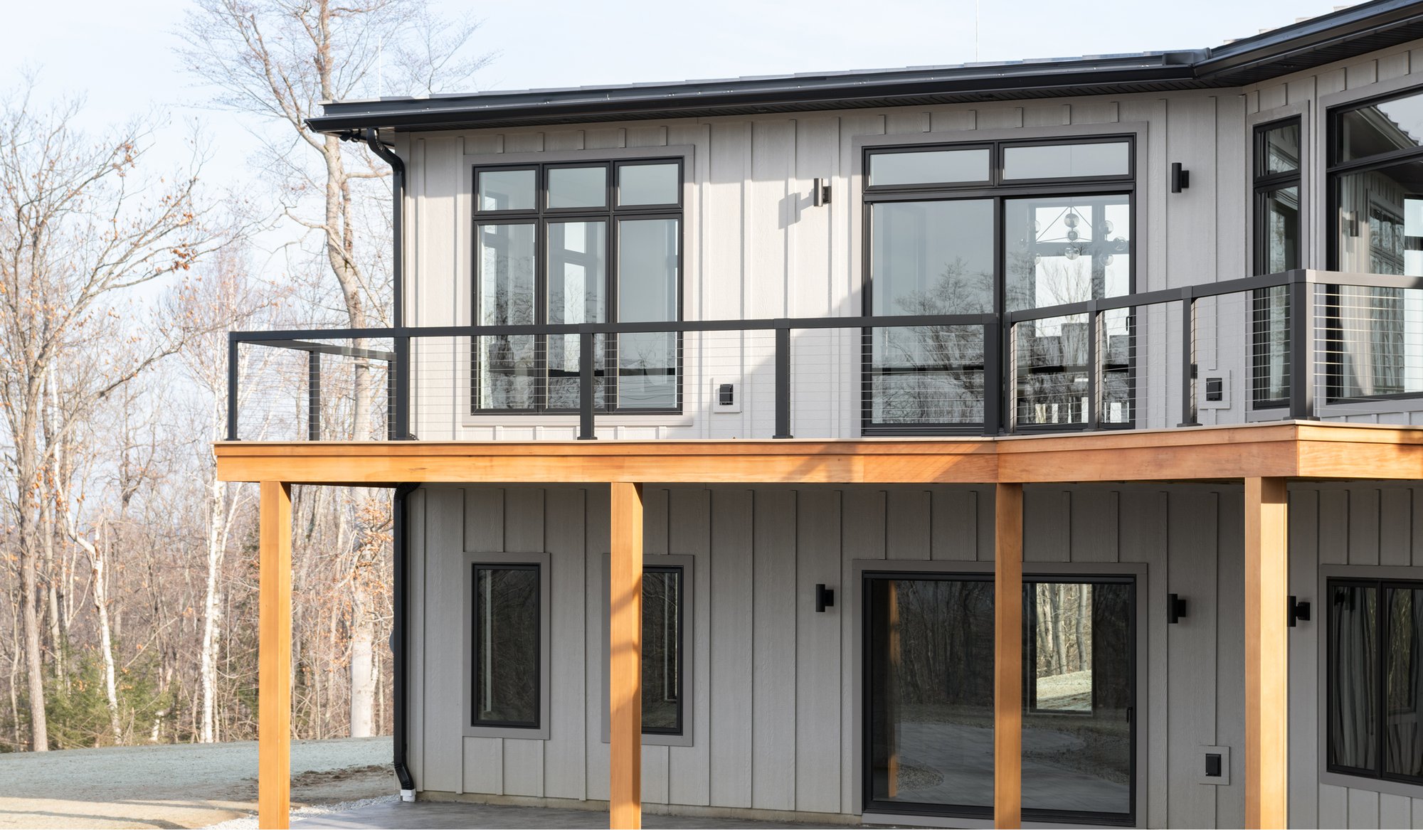 The rear patio was trimmed in ICON