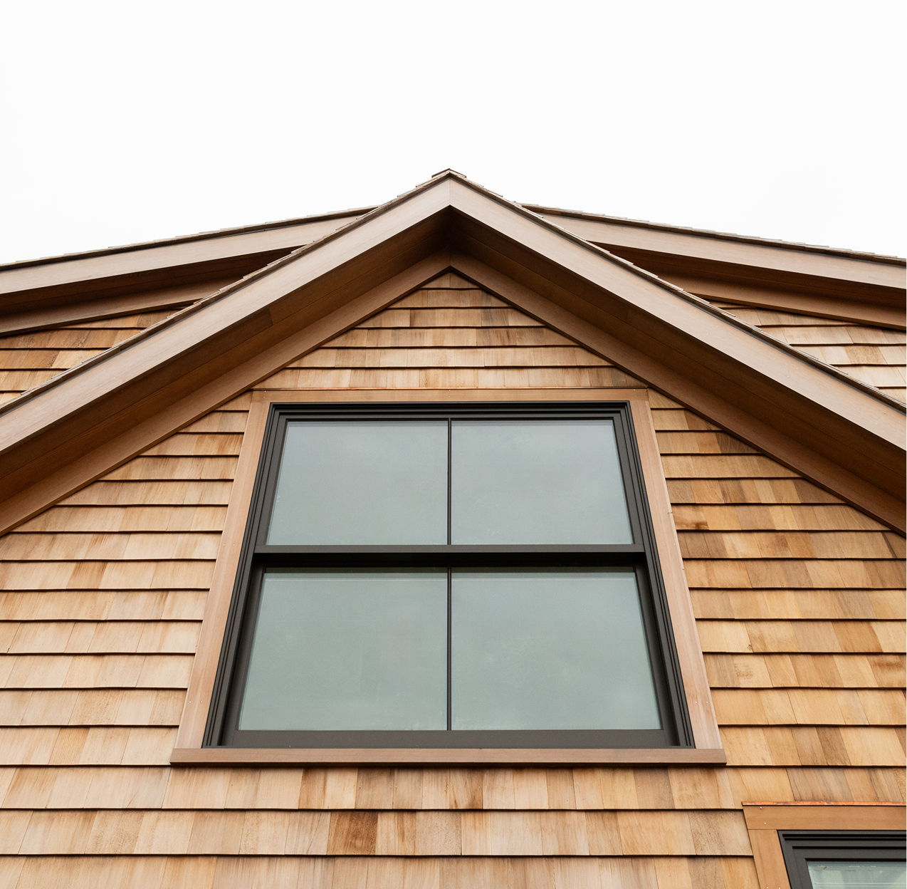 Closeup shot of ICON®Photo of ICON® being used as Rake, Fascia, Soffit, Ceiling, Column wrap & Trim .