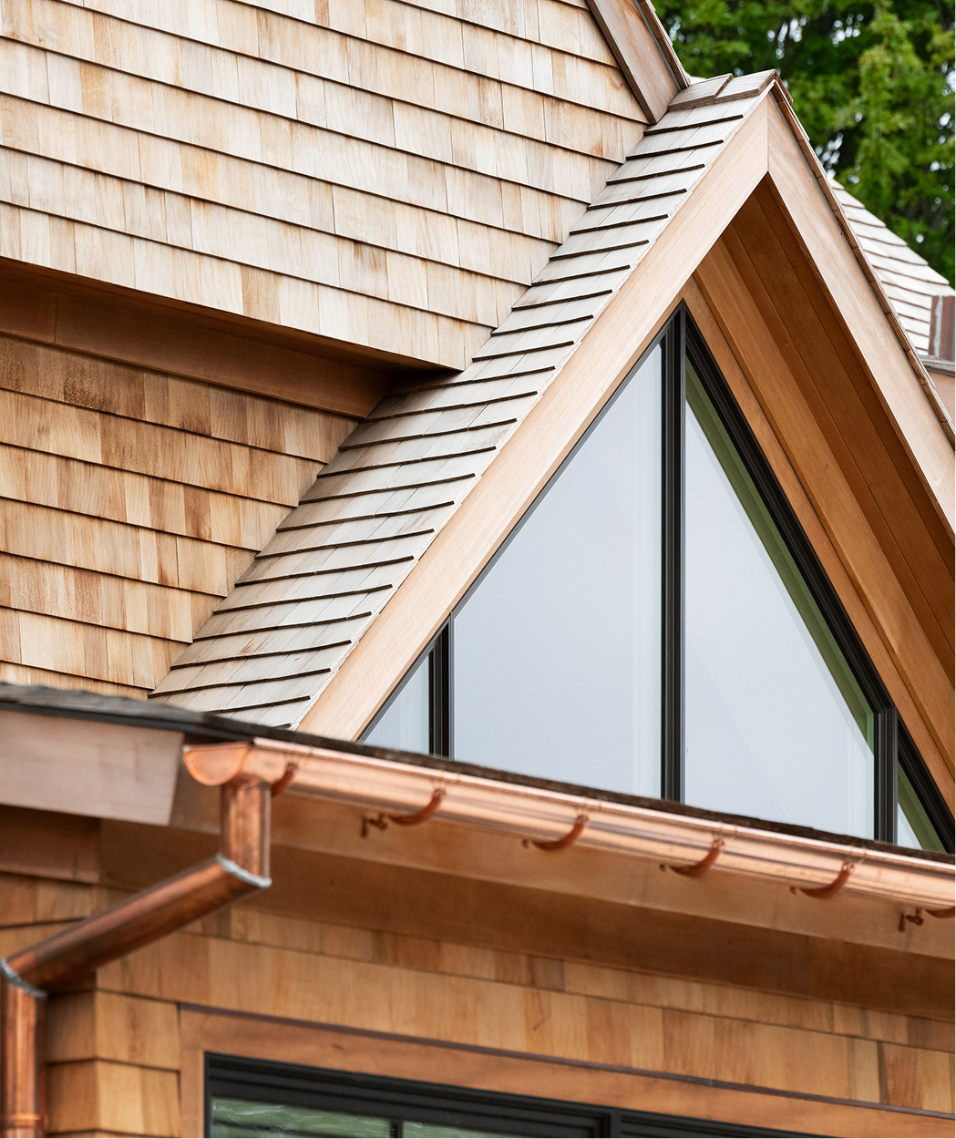 Photo of ICON® being used as Rake, Fascia, Soffit, Ceiling, Column wrap & Trim .
