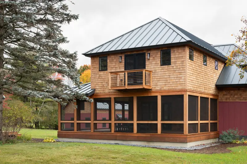 LR3 Development's award winning build in Dublin, NH used ICON to complement the Cedar shakes